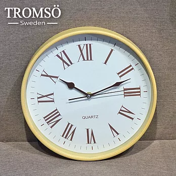 TROMSO風尚丹麥時鐘-羅馬數字白