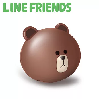 LINE FRIENDS 立體熊大 2.1A 雙USB高速充電器(LN-CR01)