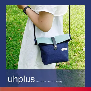 uhplus New Journey系列- 撞色巧巧包(藍)