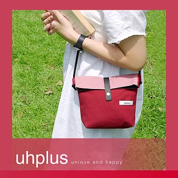 uhplus New Journey系列- 撞色巧巧包(紅)