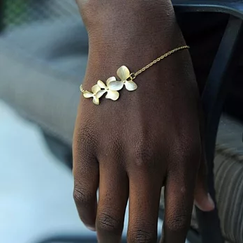 A+ accessories 歐美大牌風格-牙買加蘭花創意設計手鍊