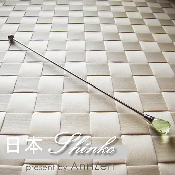 《日本Shinko》日本製-午茶晶鑽系列-翡翠攪拌棒