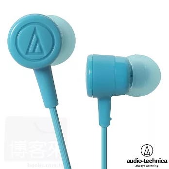 鐵三角 ATH-CKL220 淺藍「NEON」色彩耳道式耳機淺藍