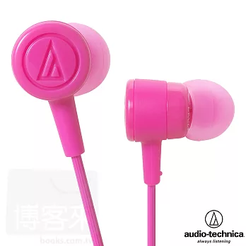 鐵三角 ATH-CKL220 粉色「NEON」色彩耳道式耳機粉色