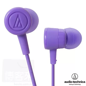鐵三角 ATH-CKL220 紫色「NEON」色彩耳道式耳機紫色