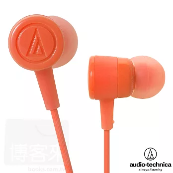 鐵三角 ATH-CKL220 橘色「NEON」色彩耳道式耳機橘色