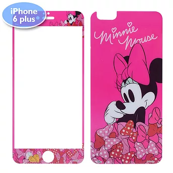 迪士尼9H玻璃保護貼for iPhone 6 Plus / 6S Plus米妮蝴蝶結