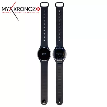 MYKRONOZ ZeCircle 超薄防水觸控智能手錶黑色
