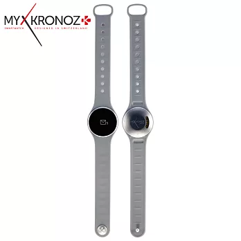 MYKRONOZ ZeCircle 超薄防水觸控智能手錶灰色