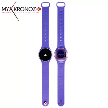 MYKRONOZ ZeCircle 超薄防水觸控智能手錶紫色
