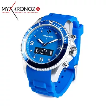 MYKRONOZ ZeClock 錄音通訊多功智能手錶藍色