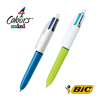 BIC 4 COLORS 1.0 迷你四色筆 2入組