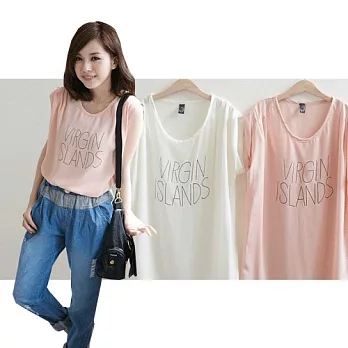 ROSE。浪漫韓風印字雪紡上衣 粉系