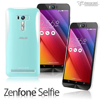 【Metal-Slim】 華碩Asus Zenfone Selfie高抗括透明系新型保護殼透明