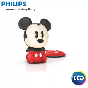 PHILIPS 飛利浦迪士尼 魔法燈LED可攜式床邊燈米奇 71709/30