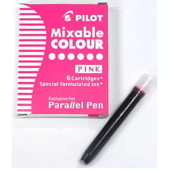 百樂藝術鋼筆卡水-粉紅(6支入)