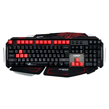 T.C.STAR TCK804BK 黑色電競鍵盤PERSEPHONE黑色