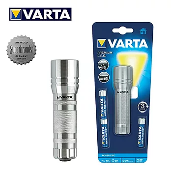 德國Varta Premium 頂級鋁合金LED手電筒 3AAA