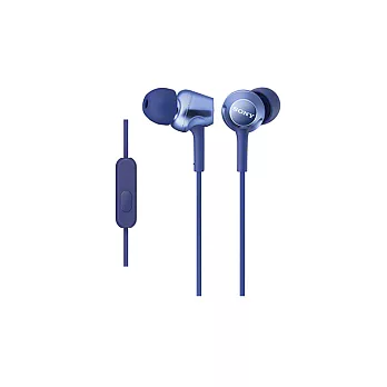SONY MDR-EX250AP 日本內銷版 獨贈捲線器 金屬色澤 好音質 附耳麥耳道式耳機 適大部份智慧型手機幽藍
