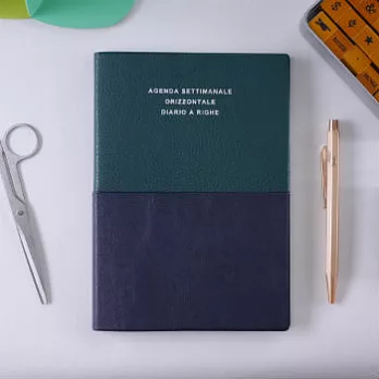 【L’ABSURDE】2016週間手帳_Turkey(B6)(綠&深藍)