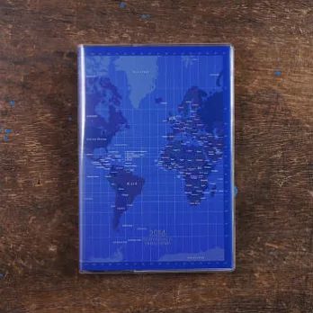 【MARK’S】2016週間直式手帳_環遊世界(B6)(藍)