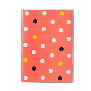 【MARK’S】2016月間手帳_亮彩圓點(B6)(粉紅)