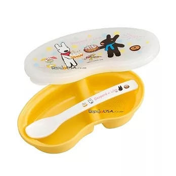 麗莎和卡斯柏-副食品餐盒(附湯匙)