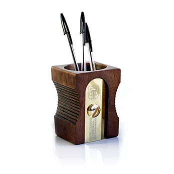 Suck UK【削筆器造型筆筒(小)】深色