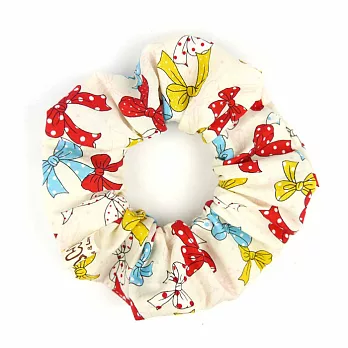 WaWu 貝果髮束 / 大腸圈, 甜甜圈, 髮帶, 髮束(白色蝴蝶結)