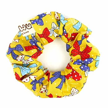 WaWu 貝果髮束 / 大腸圈, 甜甜圈, 髮帶, 髮束(黃色蝴蝶結)