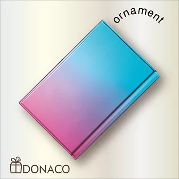 《Donaco 多納客》日本製 Ornament 炫彩名片盒(粉藍)