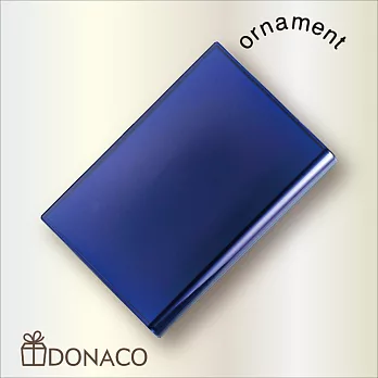 《Donaco 多納客》日本製 Ornament 炫彩名片盒(深藍)