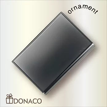 《Donaco 多納客》日本製 Ornament 炫彩名片盒(深銀)