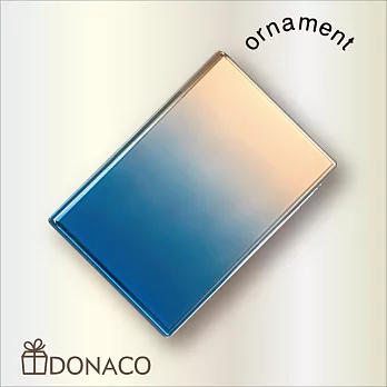 《Donaco 多納客》日本製 Ornament 炫彩名片盒(棕藍)
