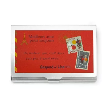麗莎和卡斯柏-鋁製名片盒(郵票)