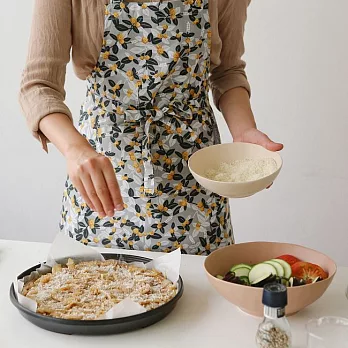 Dailylike 居家時光布質圍裙-09 金繡球
