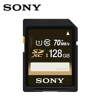 SONY 128GB SDXC U1 Class10 70M/s 高速記憶卡