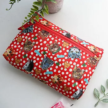 7321 design Nathalie Lete巴黎化妝收納包-水玉貓