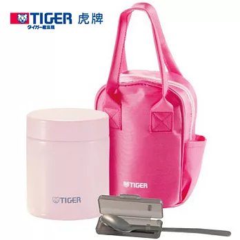 TIGER虎牌 500cc不鏽鋼真空食物罐 MCJ-A050 (粉紅)