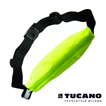 Tucano KISS 防潑水超彈性運動腰包黃色