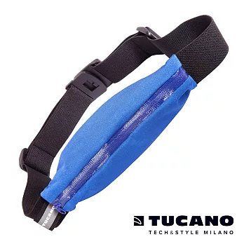 Tucano KISS 防潑水超彈性運動腰包藍色