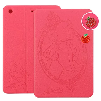 Disney iPad mini2 Retina公主系列Snow White白雪公主時尚手繪風水鑽壓紋皮套白雪公主