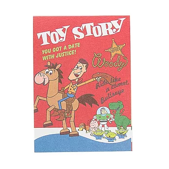 《sun-star》玩具總動員歡樂元氣系列B7便條本(胡迪)