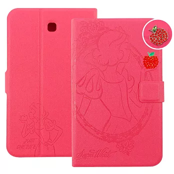 Disney Samsung Galaxy tab3 7.0 公主系列Snow White白雪公主時尚手繪風水鑽壓紋皮套白雪公主