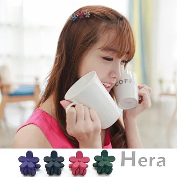 【Hera】赫拉迷你版糖果系霧面花朵瀏海夾/小抓夾-四件組(繽紛糖果色)