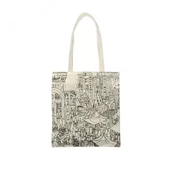 南街殷賑郭雪湖 帆布手提袋 Festival on South Street​,Canvas Bag