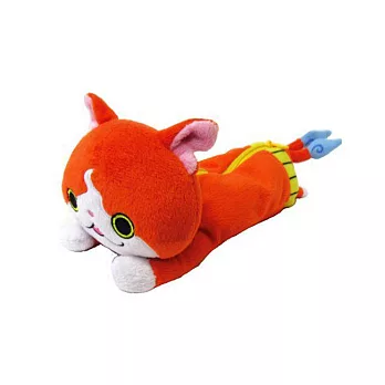 妖怪手錶毛絨公仔筆袋。吉胖喵