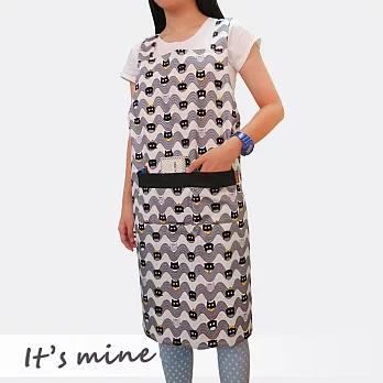 It’s mine 圍裙系列-喵喵屋-白
