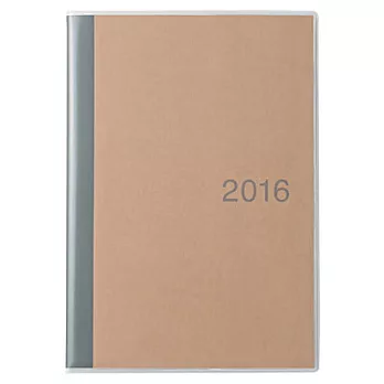 [MUJI 無印良品]上質紙月記事本/A5.2016