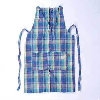【Dil se handloom】純綿圍裙/MOR N.BLUE
